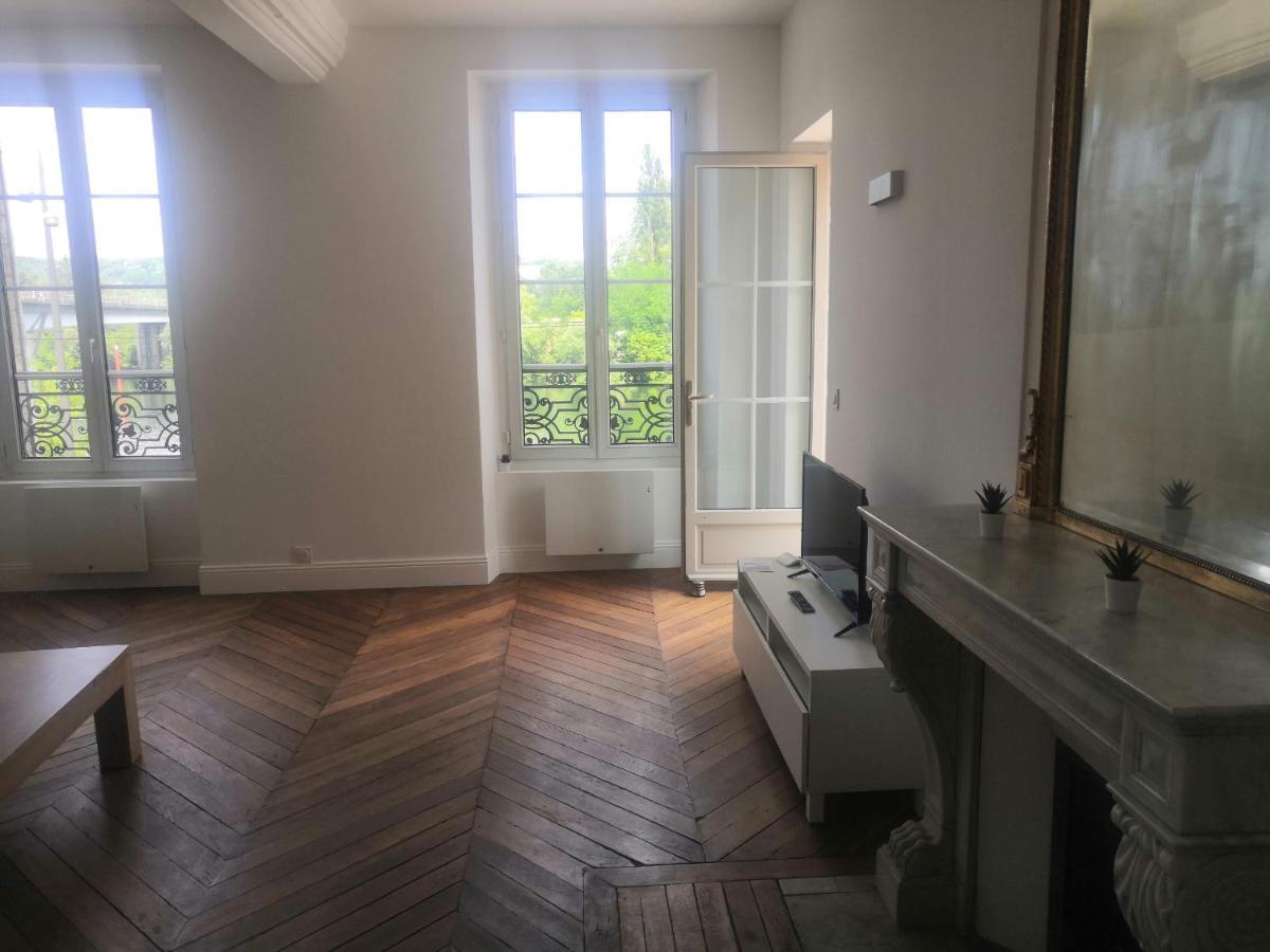 Apartmán Grand 2P Terrasse Bord De Seine Mantes-la-Jolie Exteriér fotografie