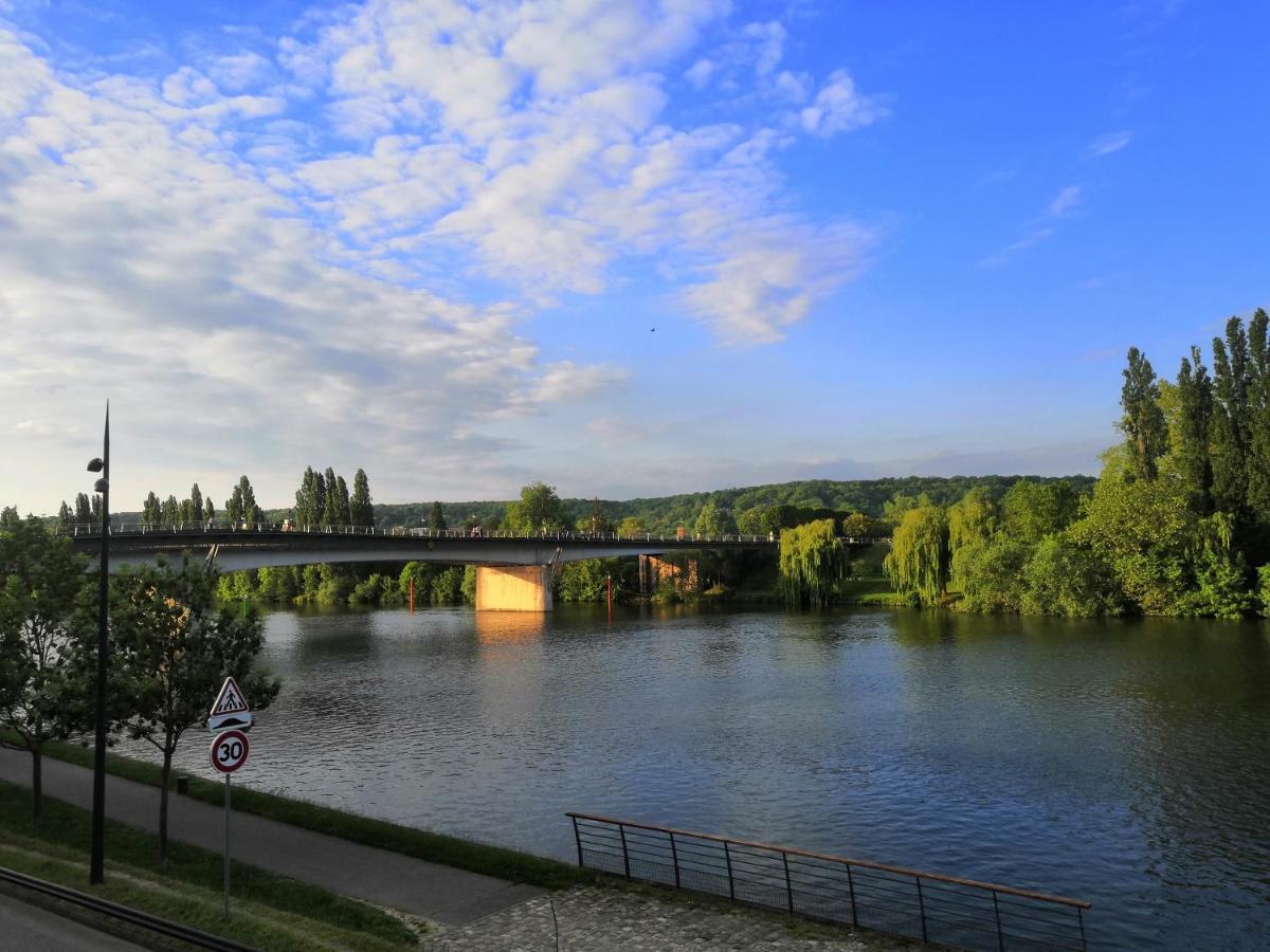 Apartmán Grand 2P Terrasse Bord De Seine Mantes-la-Jolie Exteriér fotografie